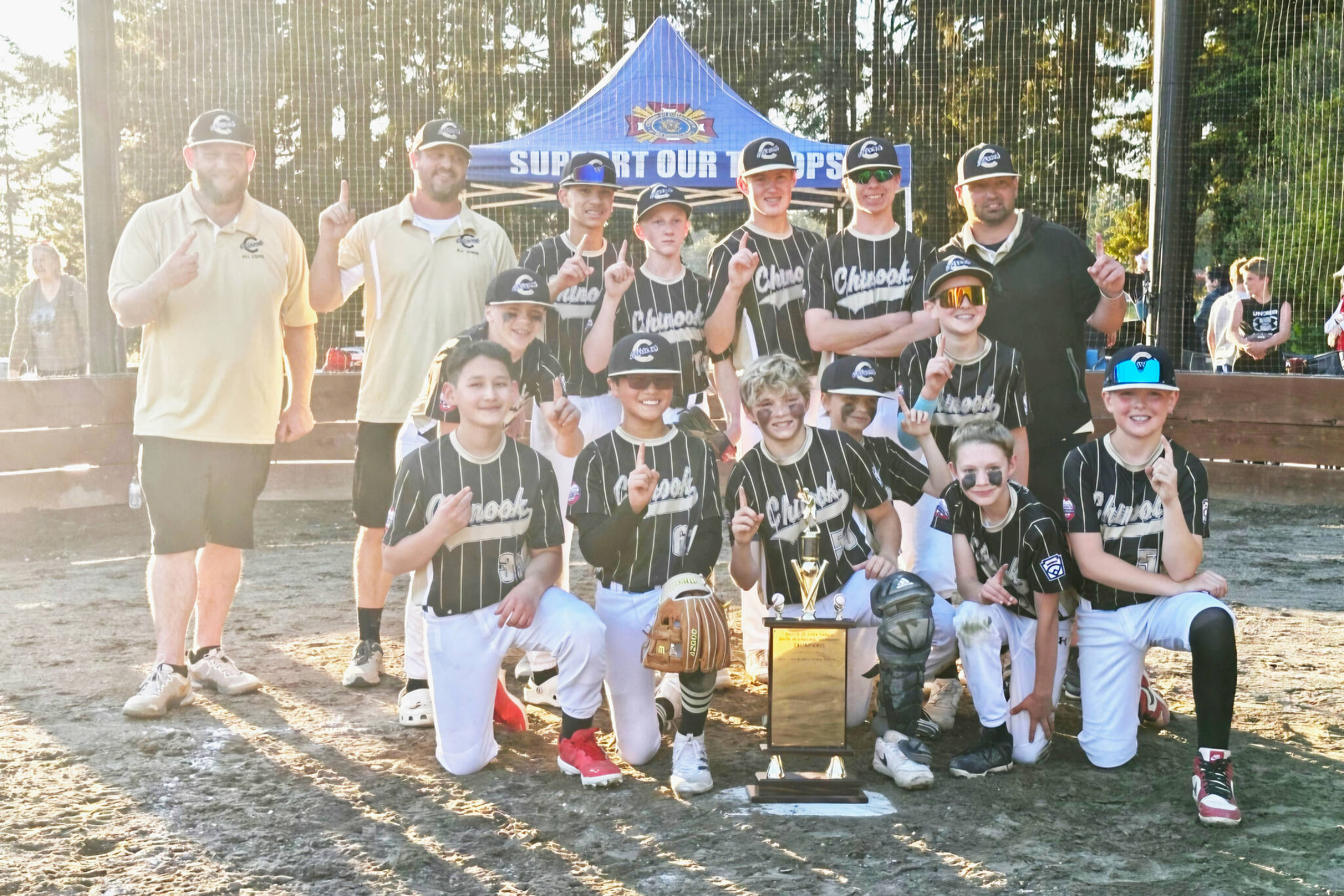 Contributed photo
The Chinook Little League team is heading to state next month.