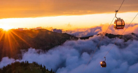 Crystal Mountain’s gondola is only one of the resort’s summer activities. Photo courtesy Crystal Mountain
