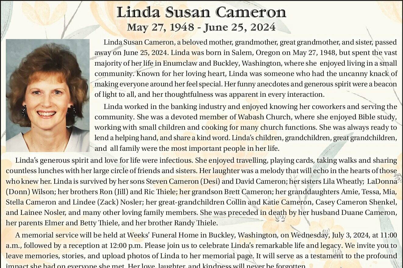 Linda Cameron
