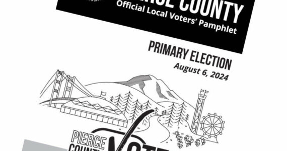 While physical voters pamphlets in Pierce County has been delayed for several cities, you can access it online at <a href="http://www.piercecountywa.gov/328/Elections" target="_blank">piercecountywa.gov/328/Elections</a>. Screenshot