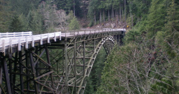 Photo by Ben Cody
The Fairfax bridge outside Carbonado is more than a century old.