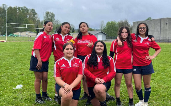 Rainier Lady Highlanders Middle School Team. Photo provided by Andrew Ramsay