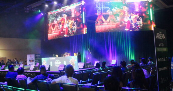 Gamers face off in a match of “Tekken” at PAX. Photo by Bailey Jo Josie/Sound Publishing.