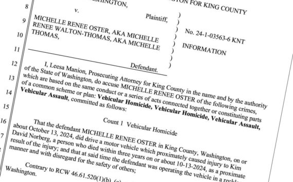 Oster was charged with two counts of vehicular homicide and two counts of vehicular assault on Oct. 16, a few days after the collision that killed two. Screenshot