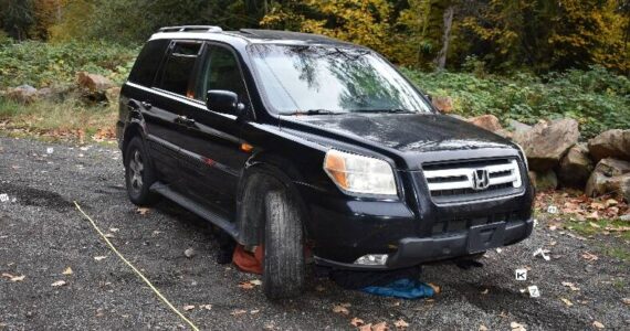 Detectives are seeking anyone with information on the 2006 Honda Pilot with Pennsylvania plates. Photo courtesy the Washington State Patrol