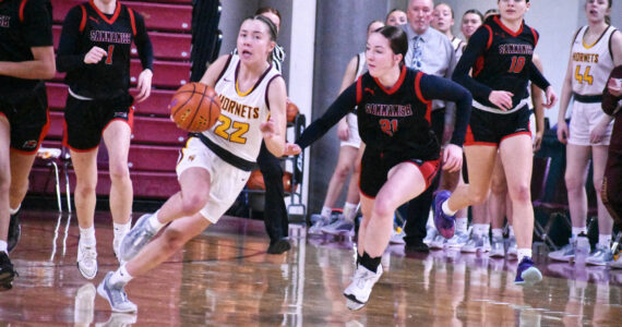 Photo by Kevin Hanson 
Pictured here is White River sophomore Maggee Schmitz. At the conclusion of last season, Schmitz received first team, all-league honors.