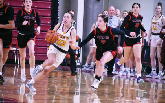 Photo by Kevin Hanson 
Pictured here is White River sophomore Maggee Schmitz. At the conclusion of last season, Schmitz received first team, all-league honors.