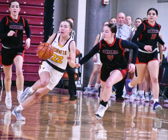 Photo by Kevin Hanson 
Pictured here is White River sophomore Maggee Schmitz. At the conclusion of last season, Schmitz received first team, all-league honors.