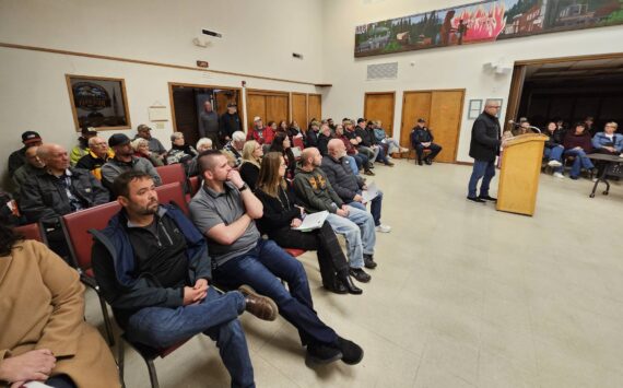 Operating Engineers Local 302 union representative Tony Frascone spoke at the Dec. 10 council meeting, comparing union cost of living adjustments to non-union wage increases. Photo by Ray Miller-Still