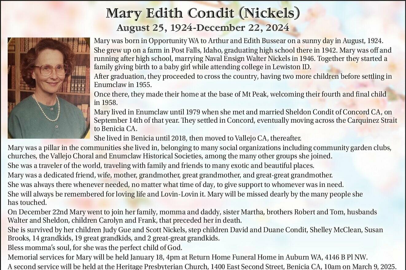 Mary Condit